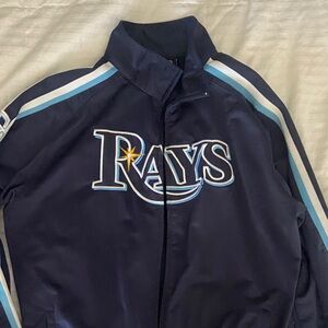 MLB Rays Dark Blue Bomber Jacket